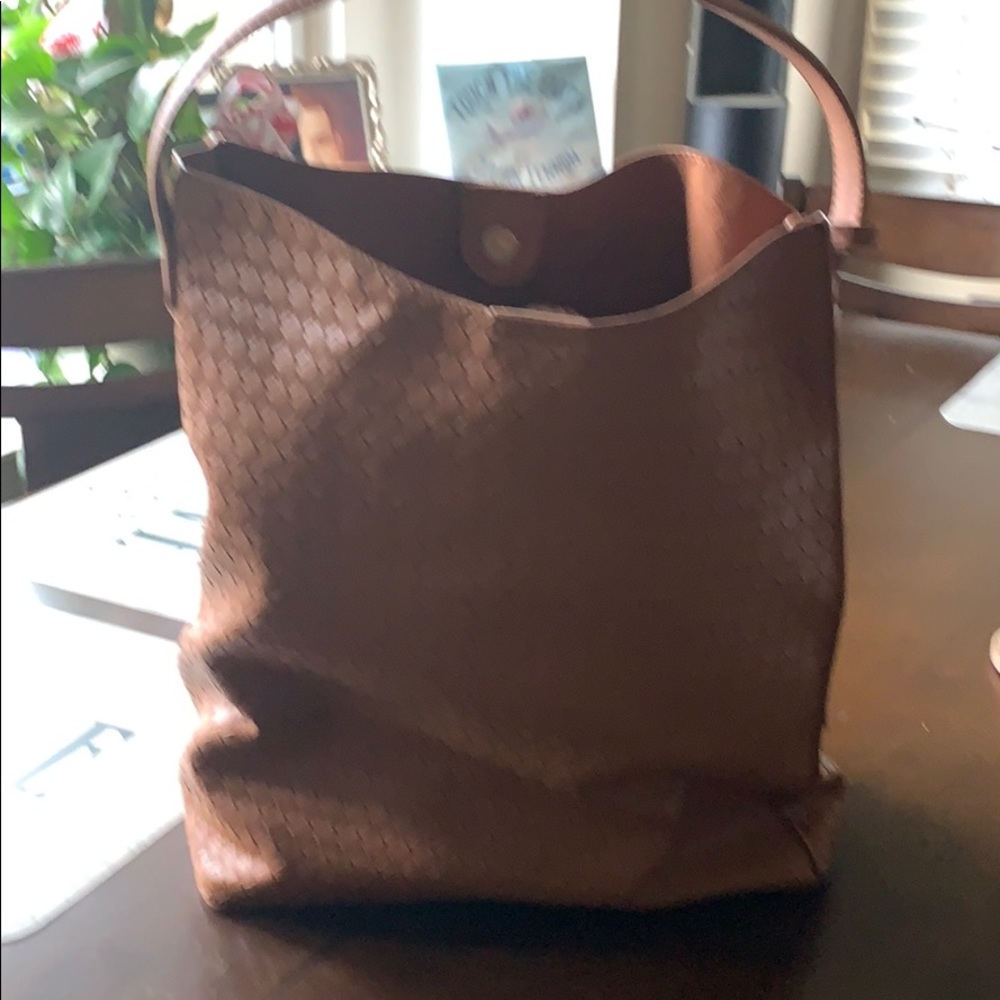 Tan New York and Company purse. New with tags